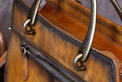 Genuine Leather Handbag Vintage Bag Shoulder Bag Crossbody Bag Purse Clutch For Women - EverHandmade