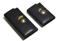 Genuine leather Bifold Cute billfold clutch purse long wallet purse clutch women - EverHandmade