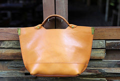 Handmade tote handbag shopper purse leather crossbody bag shoulder bag women - EverHandmade