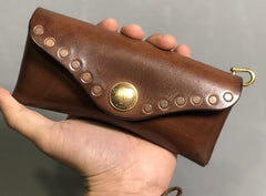 Handmade Mens Womens Cool Wooden Leather Glasses Case Glasses Box Glasses Holder Eyeglass Case