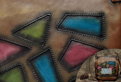 Handmade Leather crossbody purse shoulder bag for women leather messenger bag