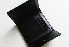 Genuine leather bifold Cute billfold clutch purse long wallet purse clutch women - EverHandmade
