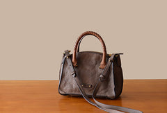 Handmade Genuine Leather Handbag Crossbody Bag Shoulder Bag Purse For Women - EverHandmade