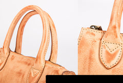 Handmade Genuine Leather Handbag Shopper Bag Crossbody Bag Shoulder Bag Purse For Women - EverHandmade