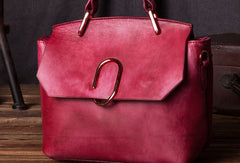Handmade Leather handbag purse shoulder bag for women leather shopper bag - EverHandmade