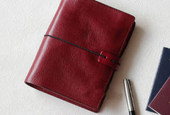 Handmade Genuine leather travel wallet passport journal notebook purse long wallet women - EverHandmade