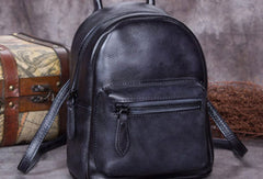 Vintage Leather Womens Backpack Bag School Vintage Backpack Purse for Women