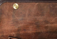 Handmade leather men Briefcase messenger vintage shoulder laptop bag vintage bag - EverHandmade