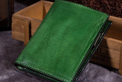Genuine Leather Wallet Bifold Slim Wallet billfold Wallet Purse For Men Women - EverHandmade