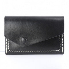 Leather Mens Card Wallet Front Pocket Wallet Small Slim Wallet Change Wallet for Men