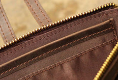 Genuine Leather Clutch Wallet Long Leather Wallet Bifold Wallet Bag For Womens