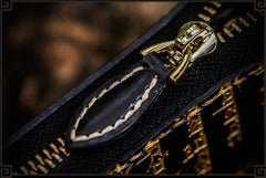 Handmade Leather Tibetan Mens Biker Chain Wallet Cool Leather Wallet Long Clutch Wallets for Men