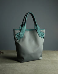 Womens Green Nylon Shoulder Tote Bags Best Green Nylon Tote Handbag Shopper Bags Purse for Ladies