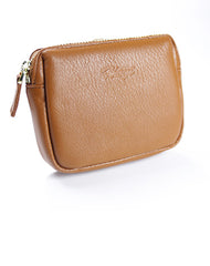 Cute Women Red Leather Mini Zip Billfold Wallet Coin Wallet Small Zip Change Wallets For Women