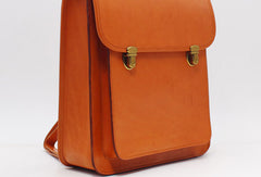 Handmade Leather Backpack Bag Purse Satchel Bag Shoulder Bag for Girl Women Lady - EverHandmade