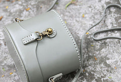 Handmade bucket purse leather crossbody bag purse shoulder bag for women - EverHandmade