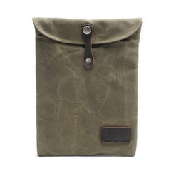 Cool Waxed Canvas Mens iPad Case iPad Air Case 10 inch for Men Clutch