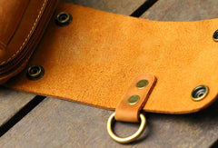 Handmade Leather Mens Cell Phone Holsters Waist Bag Hip Pack Belt Bag for Men - EverHandmade