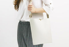 Genuine Leather Bucket Bag Purse Bag Shoulder Bag for Women Leather Crossbody Bag - EverHandmade