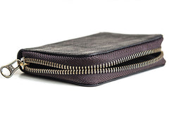 Genuine leather billfold wallet leather men billfold vintage wallet for men - EverHandmade