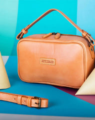 Genuine Leather Handbag Crossbody Bag Shoulder Bag Purse For Women - EverHandmade