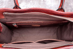 Genuine Leather Handbag Vintage Tote Bag Crossbody Bag Shoulder Bag Purse For Women - EverHandmade