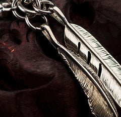 Brass silver biker trucker Skull Keychain wallet Chain for chain wallet biker wallet trucker wallet