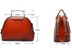 Genuine Leather cat crossbodybag handbag shoulder bag for women leather bag