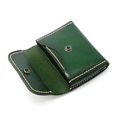 Leather Mens Card Wallets Front Pocket Wallet Small Cool Change Wallet for Men
