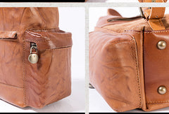 Handmade Genuine Cute Leather Backpack Bag Shoulder Bag Leather Purse For Women - EverHandmade