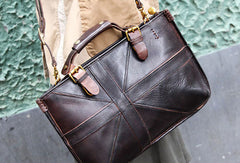Handmade handbag briefcase purse leather crossbody bag purse shoulder bag for women - EverHandmade