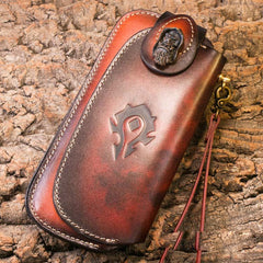 cool biker wallets Handmade Biker Wallet Leather Biker Chain Wallets Cool Wallet On A Chain Best Wallet With Chain