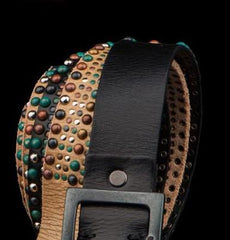 Handmade Genuine Leather Mens Belt Custom Cool Leather Men Black Belts for Men
