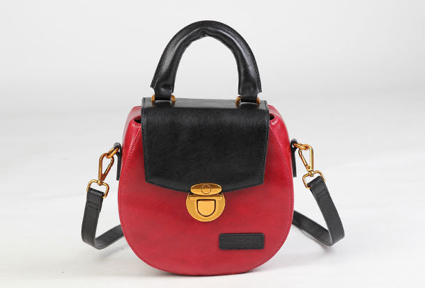 Genuine Leather Handbag Handmade Bag Crossbody Bag Shoulder Bag Purse For Women
