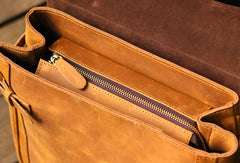 Cool Leather Mens Backpack Vintage Travel Backpack Cool School Backpack for men