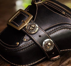 Leather Belt Pouch Mens Small Cases Waist Bags Hip Pack Belt Bags for Men