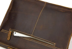 Genuine Leather Messenger Bag Cool Chest Bag Sling Bag Crossbody Bag Travel Bag Hiking Bag for men