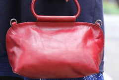 Handmade handbag purse leather crossbody bag purse shoulder bag for women