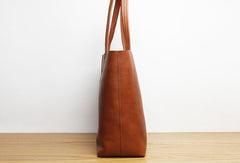 Handmade Genuine Leather Handbag Tote Bag Shopper Bag Shoulder Bag Purse For Women