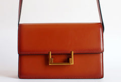 Genuine Leather Saddle Purse Bag Shoulder Bag for Women Leather Crossbody Bag - EverHandmade