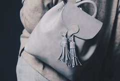 Handmade leather purse backpack  bag shoulder bag satchel bag purse women