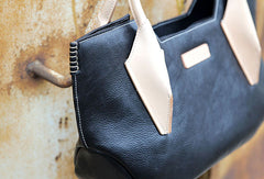 Handmade handbag purse shopper leather bag purse shoulder bag for women - EverHandmade
