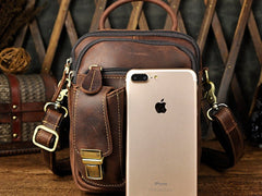 Vintage Leather Belt Pouches for Men Waist Bag BELT BAG Shoulder Bag For Men