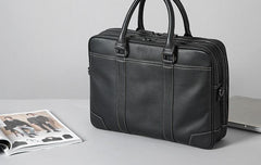 Handmade Leather Mens Cool Messenger Bag Work Bag Business Bag Briefcase Bag for men