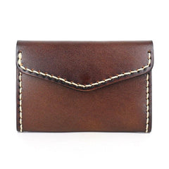Leather Mens Card Wallet Front Pocket Wallets Cool Small Change Wallet for Men