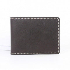 Leather Mens Slim license Wallet Card Wallets Slim Wallet Front Pocket Wallet for Men