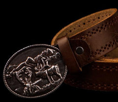 Handmade Leather Mens Belts Custom Cool Leather Men Belts for Men