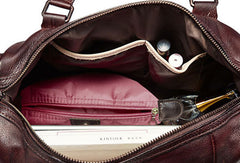 Genuine Handmade Vintage Leather Handbag Shoulder Bag Women Leather Purse - EverHandmade