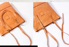 Handmade Genuine Leather Handbag Tote Purse Handbag Shoulder Bag Purse For Women - EverHandmade
