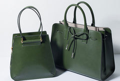 Genuine Leather handbag shoulder bag large tote for women leather shopper bag - EverHandmade